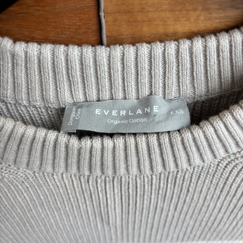 EVERLANE The Cotton Summer Sweater Tank Vest, Size XXS - Picture 6 of 10
